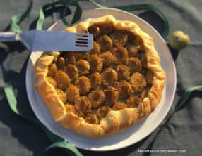 Tarte rustique aux Reines-Claudes