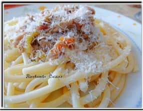 Bucatini sauce au lapin