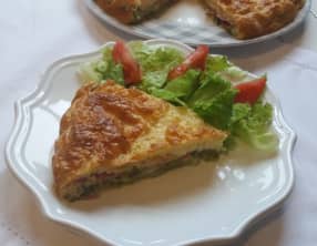 Invisible aux courgettes, coppa et merzer