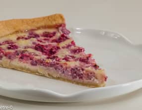 Quiche aux framboises