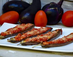Aubergines gratinées au parmesan