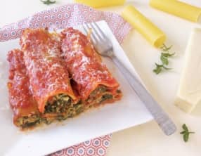 Cannellonis aux blettes et à la brousse