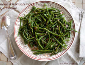 Salade de haricots verts façon asiatique