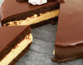 Gâteau au chocolat et amande