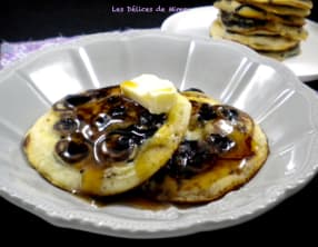Pancakes aux myrtilles