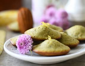 Madeleines matcha et citron