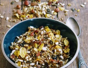 Granola à la poêle tout croustillant