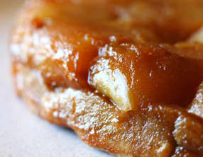 Tarte Tatin au caramel sans sucre