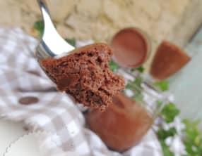 Mousse légère au chocolat et lait de coco