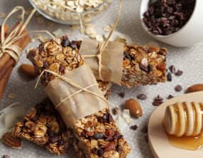 Barres de granola amande, coco et miel