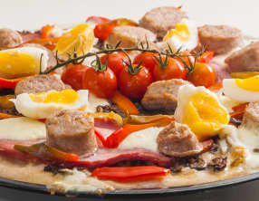 Pizza très gourmande