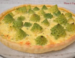 Tarte au chou romanesco
