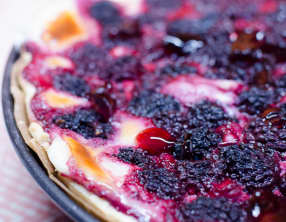 Tarte aux mûres et au mascarpone
