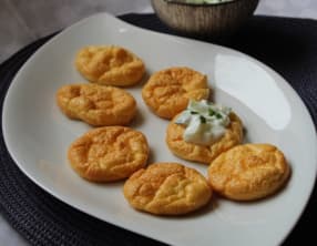 Mini-pains nuages version amuse-bouche