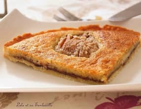 Tarte amandine aux poires et Nutella