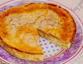 Gâteau invisible aux poires