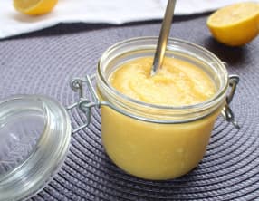 Crème citron façon lemon curd