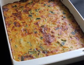 Gratin de courgettes de la tribu
