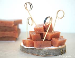 Pâte de coing maison et sa gelée rapide