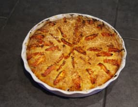 Quiche sans pâte au thon