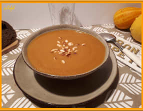 Velouté de potimarron et marrons