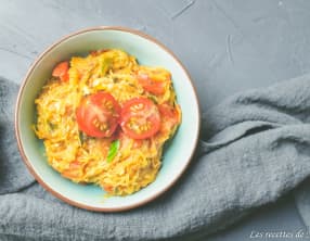 Spaghetti de courge à la tomate et au basilic