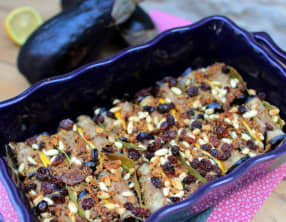 Aubergines en becfigues