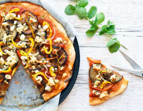 Pizza à l'aubergine