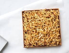 Tarte aux pommes et raisins secs