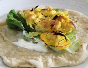 Poulet au safran et citron