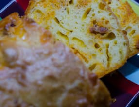 Cake au cheddar et au chorizo