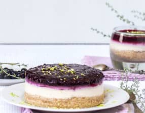 Cheesecake citron et cassis