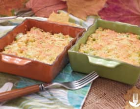 Gratin chayottes quinoa aux 2 fromages