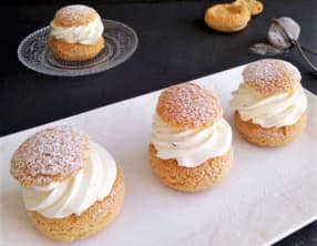 Les choux à la crème chantilly