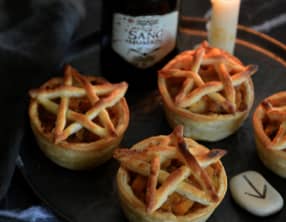 Tartelettes de sorcières à la pomme, potiron et épices
