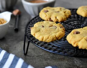 Cookies au peanut butter et aux pépites de chocolat