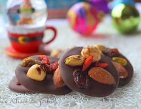 Mendiants au chocolat