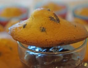 Madeleines au vermicelle de chocolat