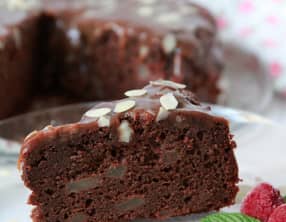 Gâteau au chocolat et aux poires