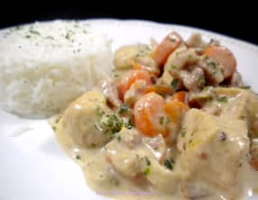 Filets de poulet aux lardons et à l'estragon