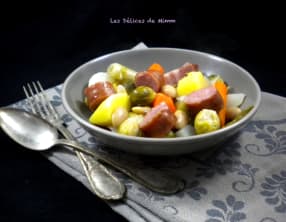 Potée aux saucisses de Montbéliard