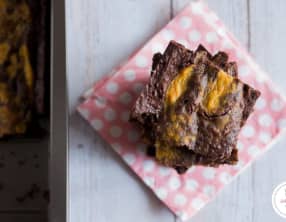 Brownie au chocolat et potimarron sans beurre