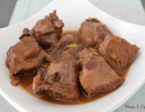 Joue de porc à la Saint Nicolas