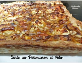 Tarte au potimarron et féta