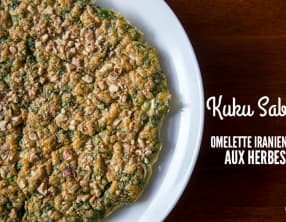 Omelette aux herbes iranienne