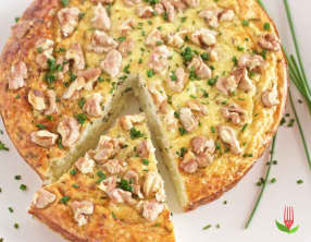 Gâteau de chou-fleur au fromage blanc