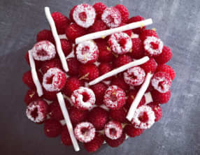 Tarte aux framboises