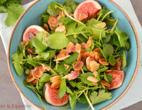 Salade de cresson aux amandes