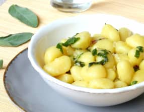 Gnocchis au beurre de sauge