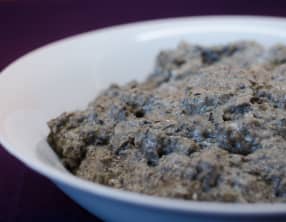 Tapenade d'olives noires au chèvre